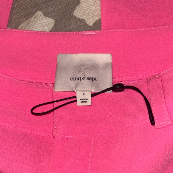Cinq a Sept Pink Trousers - Picture 3 of 5